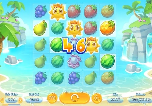 Аппарат Sunny Shores - выигрышная комбинация символов Выигрышная комбинация символов в аппарате Sunny Shores